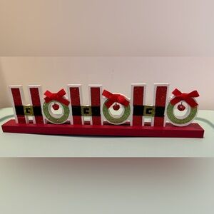 Super Cute “HoHoHo” Tabletop Plaque- NWT